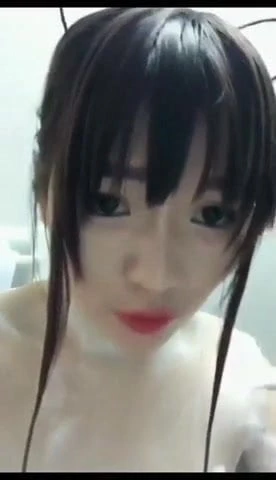 Lu Ching in bathroom