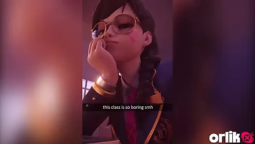 D.va sınav felaketi büyük zenci yarağı sıkı göt deliği genişletmeye dönüşüyor - overwatch 3d porno
