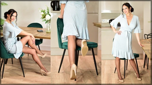 Kakao 5 denye imzalı külotlu çorap incelemesi - cassie ile