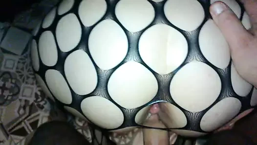 Üvey anne mift domaltarak şişman yarağı götüne sokuyor