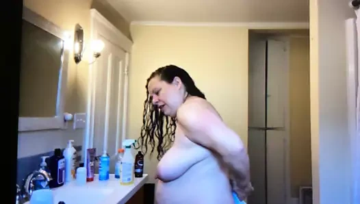 Bbw büyük memeler şişman göt eş sonra duş