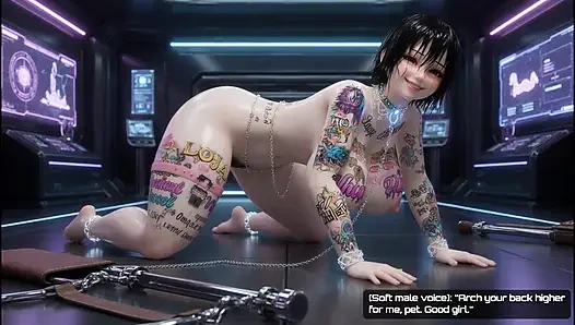 "Lira Loyal Slave - Futuristic High-Tech BDSM Training Chamber 3D Hentai"