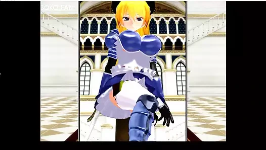 Kız kahraman 1 Leticia'yı dövüyor