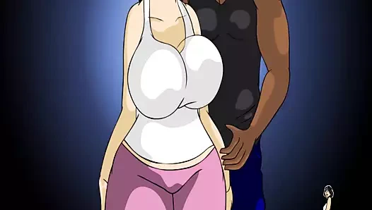 Busty asosyal genç seçmeler için porno