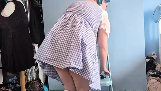 Başka bir boyutta çifte cesaret - solo kız