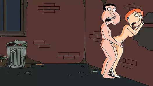 Family Guy çizgi film parodi - Lois'in Glenn Quagmire ile ilişkisi büyük ve halka açık