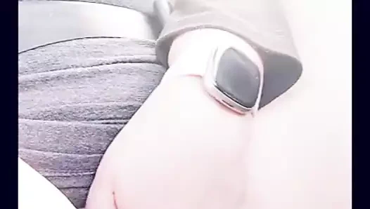 Bayan a'nın azgın otoyol mastürbasyon