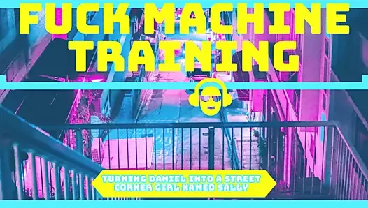 Daniel'i sokak köşesi kızı Sally'ye dönüştürmek – makineyi sikeyim