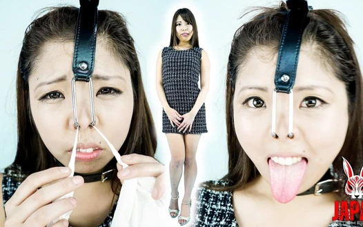 Güzel anne mizutani, burnuyla oynuyor bakış açısı