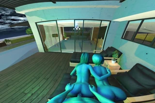 Fvr - 4 - havuz kenarında üçlü seks - mindy ve lilly