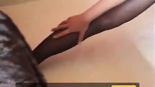 Nyllady naylon sahibeyi kostümle sikiyor