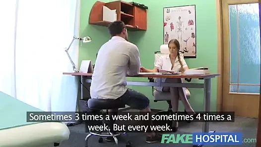 Fakehospital seksi erkek hasta cums içinde kirli hemşireler ağız