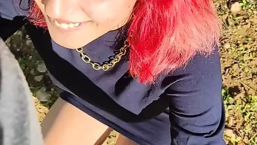 kız arkadaşım ve ben taşrada seks yapıyoruz