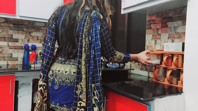 House Wife Assfucked In Kitchen By Cuckold Husband