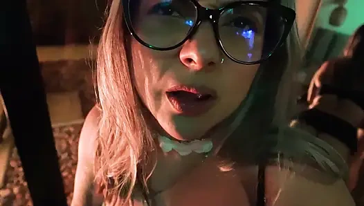 Big-bootied Maid Gives Her Boss a Great Blowjob