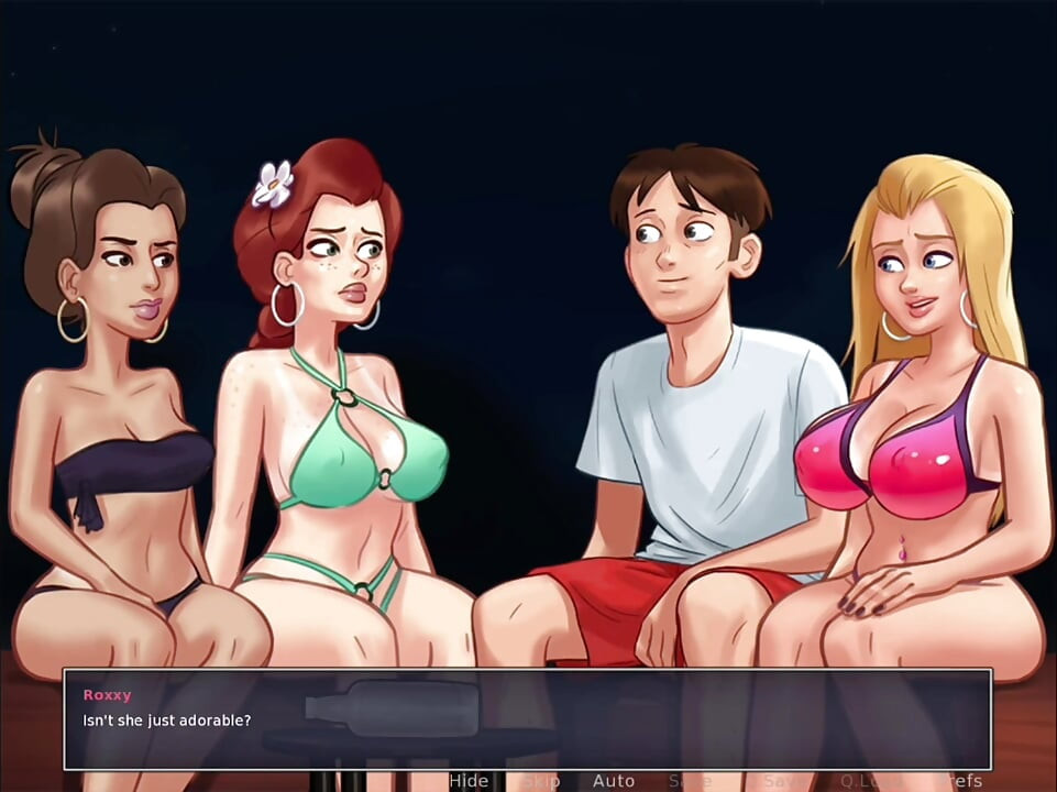 Yaz mevsimi efsanesi üniversite öğretmeni ve arkadaşlarının seksi