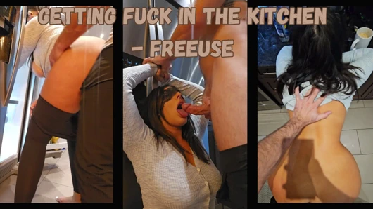 Tombul orta yaşlı seksi öğretmen komşusu tarafından sürpriz bir şekilde sikiliyor