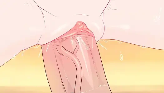 Tatsumaki, büyük götlü, Saitama'nın büyük penisi tarafından sikiliyor