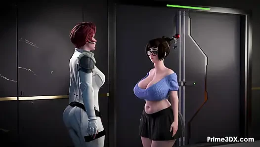 İnek prime3dx'te futa üçlü seks yapıyor