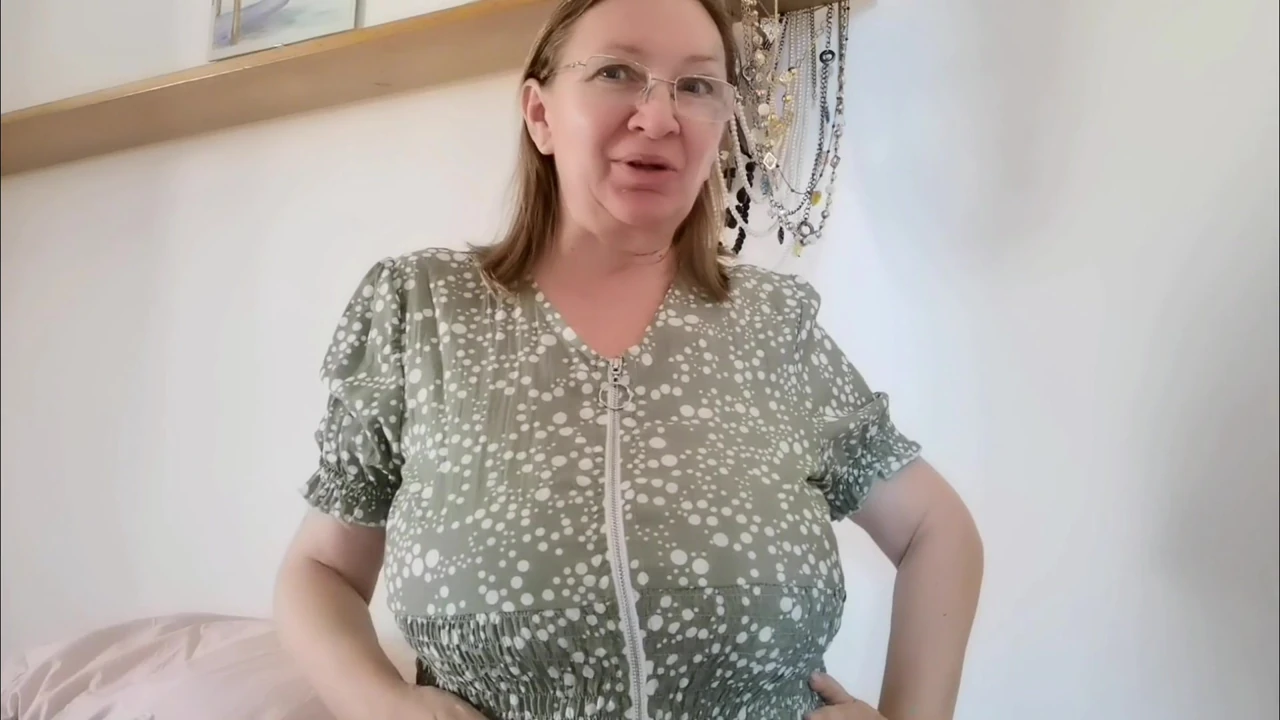 The Huge Tits Solution: GILF MariaOld Saves the Day of Step-grandson