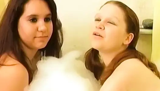 amatör beceriksizlik dalgıçlar ile büyük göğüsler yalamak ve parmak her diğer