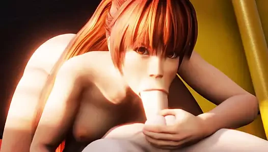 Kasumi komik görünümlü bj