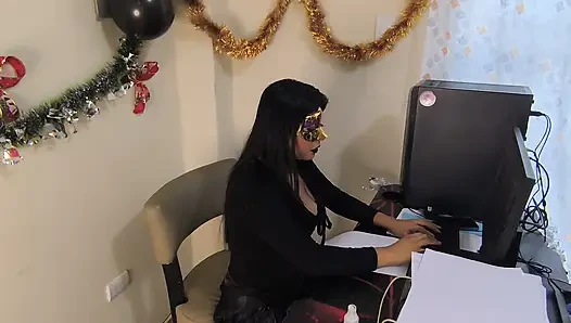 While The Boss Was Away, The High Executive Came To Play... Office Seduction)