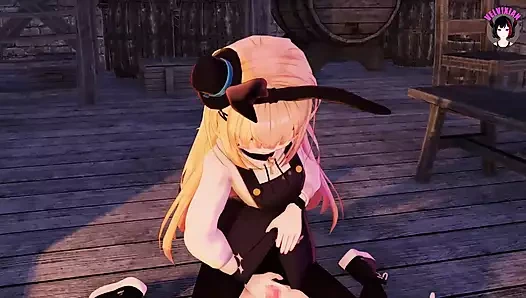 Sevimli alice - kalça seksi (3 boyutlu hentai)