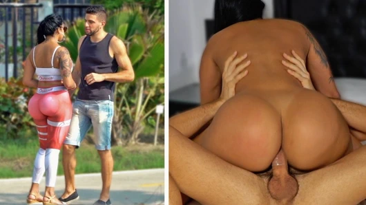 Venezüellalı bir kızın büyük kıçını anal seksle yok etmek