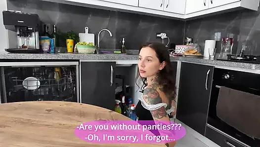 Evimde külotsuz dolaştı!! Çok sert sikildi!