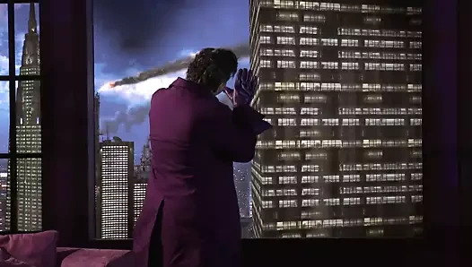 Hardcore maskeli grup seks ile büyük memeler ve büyük yarak