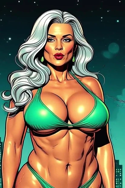 Ai Animation сильная бабушка соблазняет