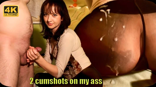 2 cumshots üzerinde benim göt içinde naylon çorap