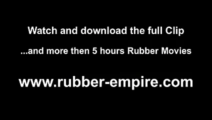 Gaz maskesi eğitimi - orgazm kontrolü - kauçuk