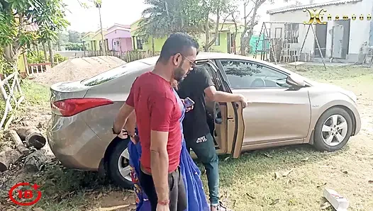 Hintli kız Tina şoförünün büyük yarağıyla sikiliyor