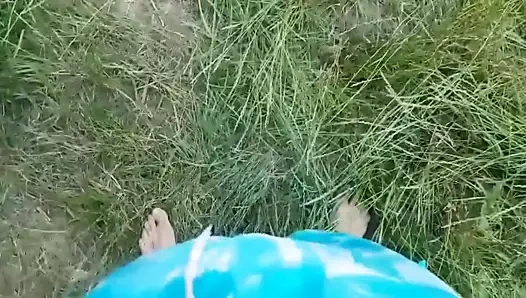 kız içinde mayo alır fucked içinde orman