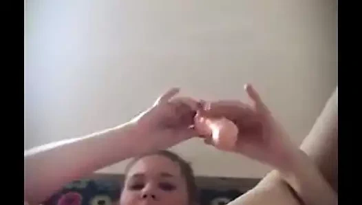 İri güzel kadın pembe ıslak amcık