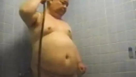 Kısa Çin tombul sevimli yüz baba