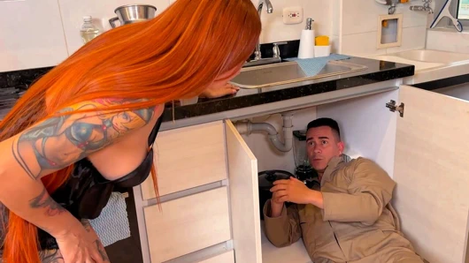 All plumbers have big dicks, so you have to take advantage of them.