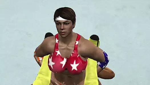 Nicole kofi kingston'a karşı klip