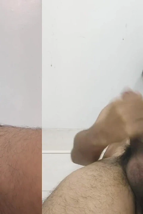 Kıllı latin adam 2 açıdan mastürbasyon yapıyor