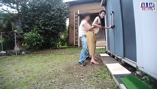 Arzulu bekar bir anneyle zarif boşalma gecesi açık gökyüzünün altında sıcak özün tadını çıkarıyor ep-2