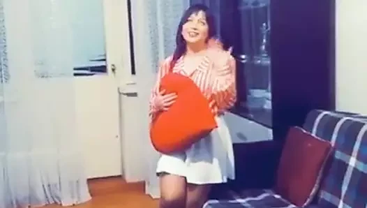 Aze tik tok kız külotlu çorap ayak