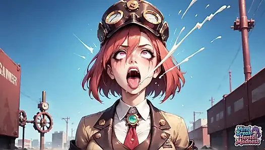 Gözlüklü gasm steam punk şehri çığlık atıyor