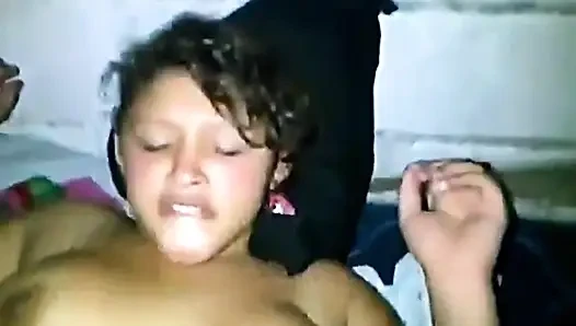 She recorded herself to fuck him in a schoolgirl sex night