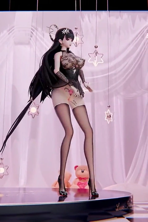 [mmd] butik affedersiniz müstehcen satırlar; Striptiz; siyah ipek; Su spreyi