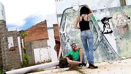 Öğrenci tanja gider için açık seks