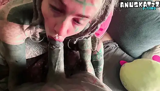 Özel apartmanda sikiş - damlayan dölleme bitirmek için dağınık salya akıtan sakso