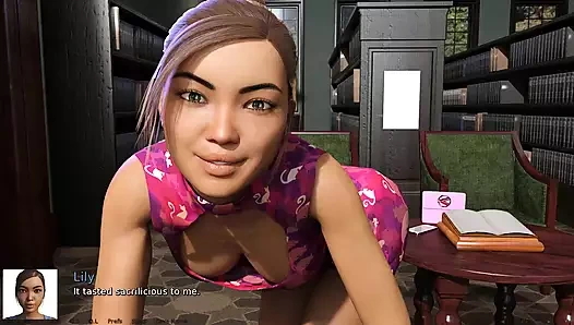 Kalbin nerede olduğu: seksi kız ve erkek arkadaşı kütüphanede - bölüm 168