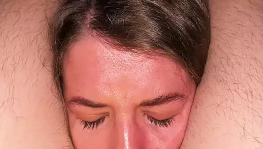 En iyi arkadaşım için sert gırtlağına kadar alma